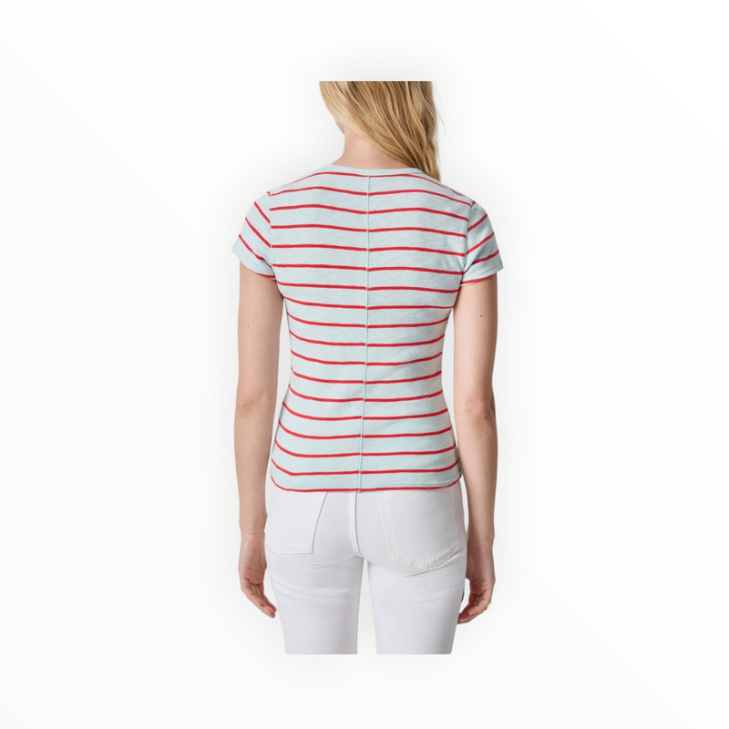 LILLA|P Striped Short Sleeve - Seabreeze Stripe