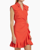 Cinq à Sept Zenni Dress - Deep Tangelo