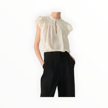 ba&sh Solstice Flutter Top - Ecru