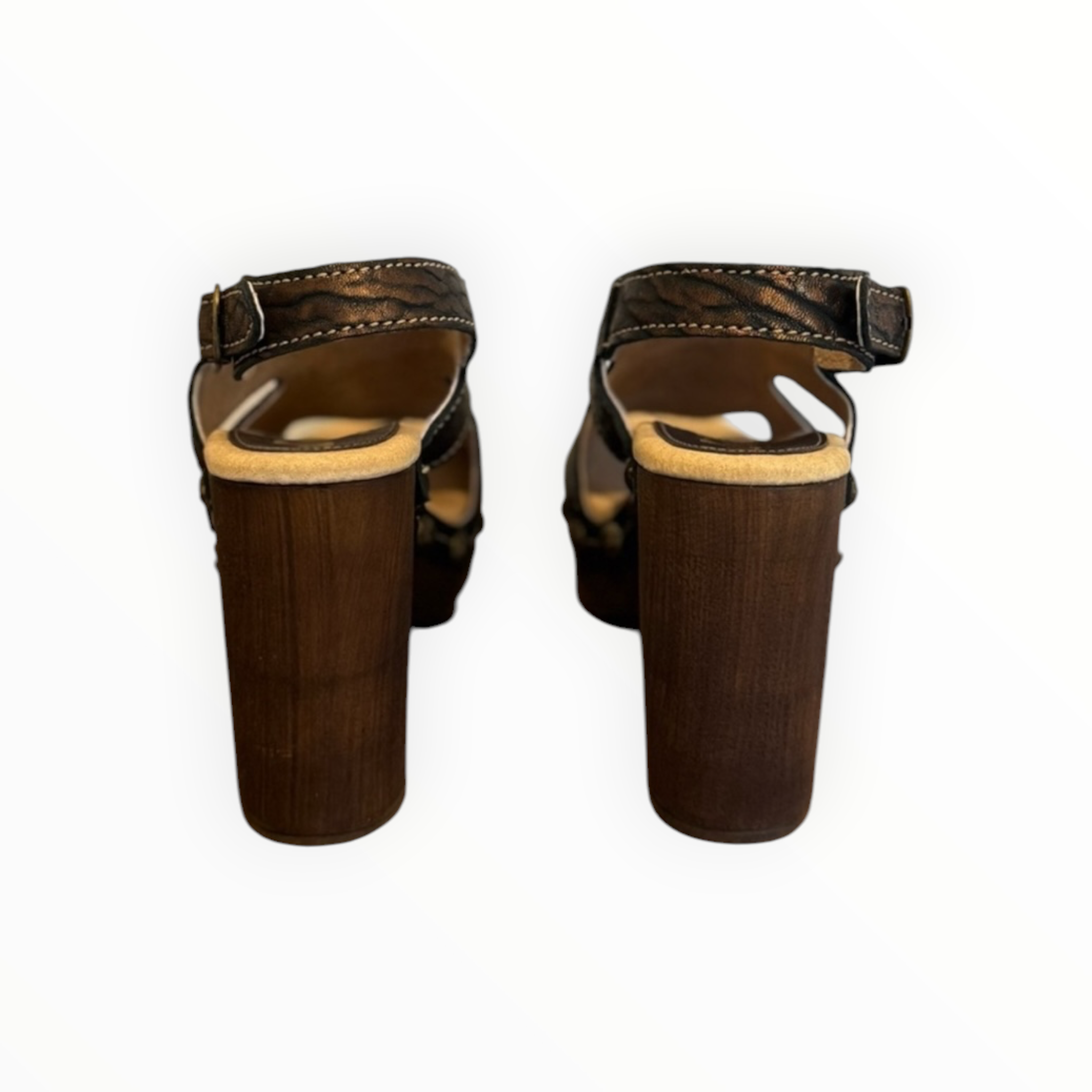Californians Jean Sandals - Bronze