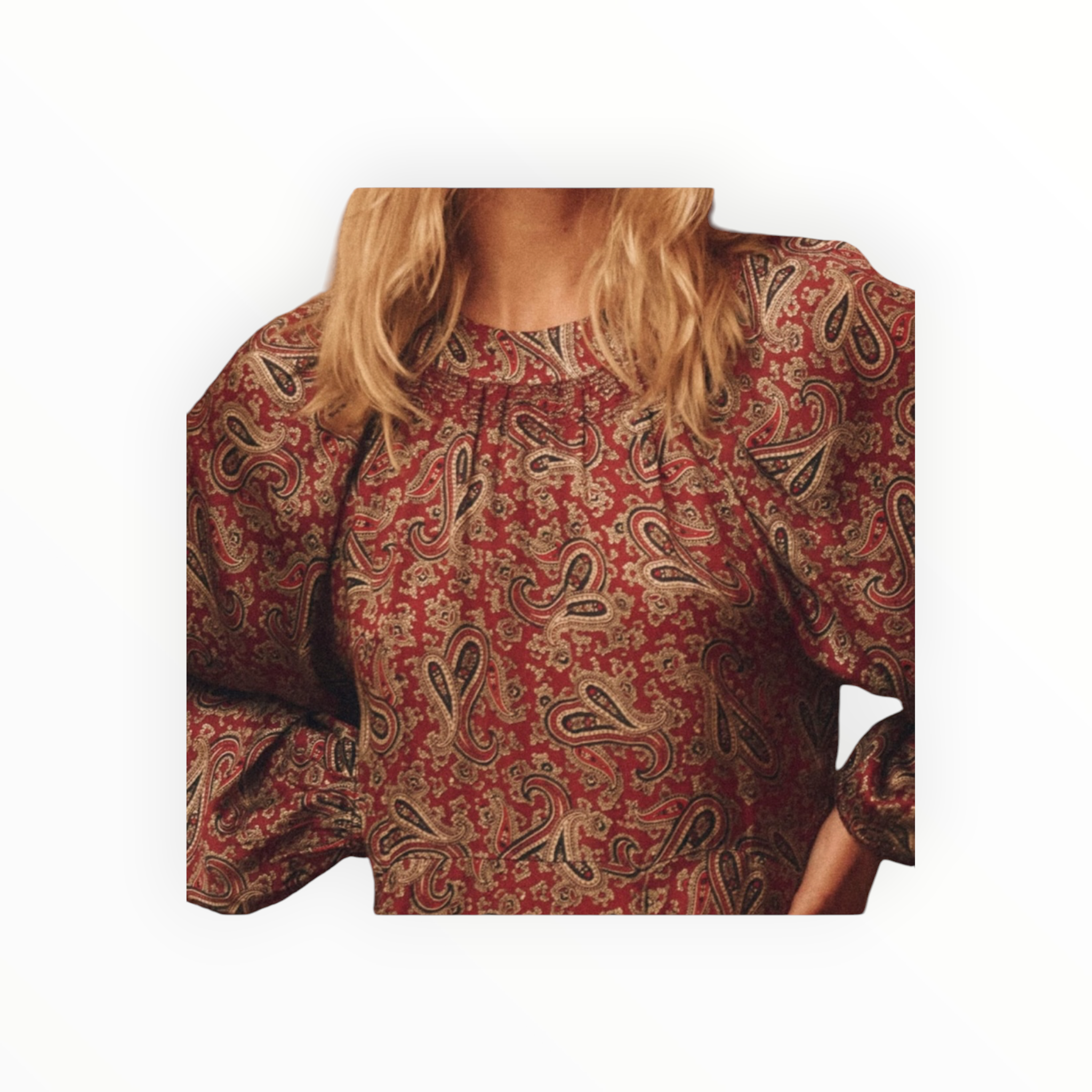 The Great. The Naples Dress - Festive Paisley