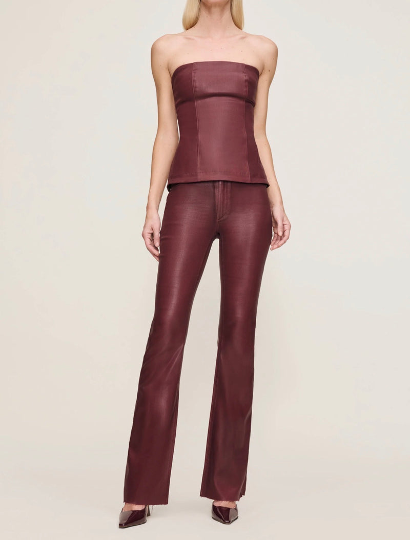 DL1961 Bridget Boot High Rise Instasculpt™ 33" Jeans - Saffron Coated