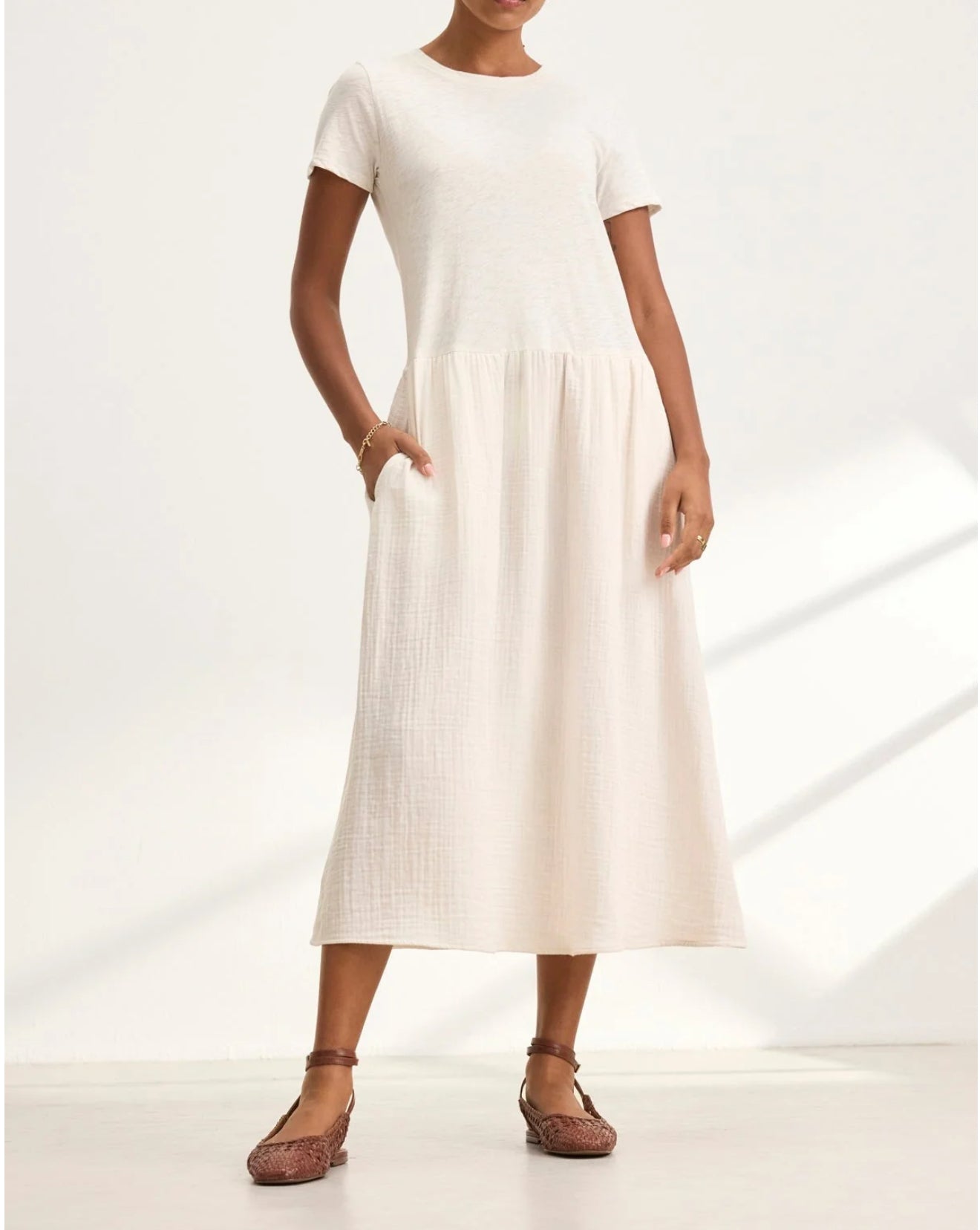 Velvet by Graham & Spencer Itza Dress - Bisque