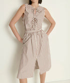 Nation Ltd Mimmi Keyhole Top - Sable Stripe