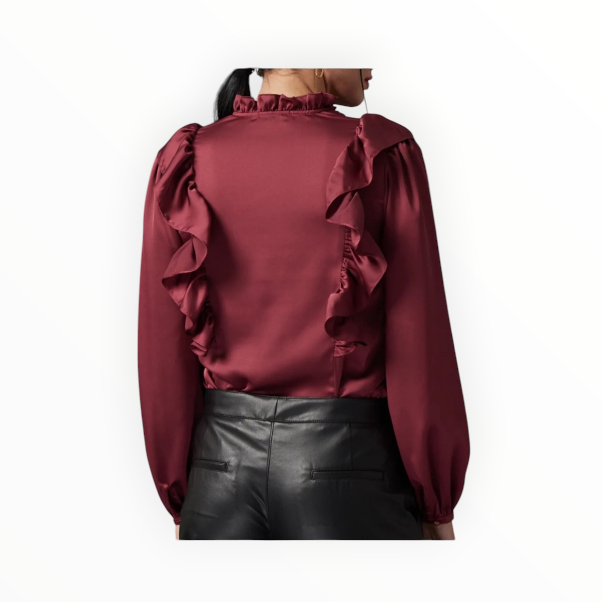Gilner Farrar Anya Blouse - Burgundy