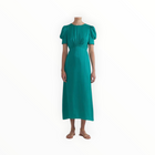 Saloni Bianca Dress - Mallard Green