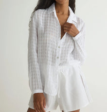 Bella Dahl Clean Front Button Down - White