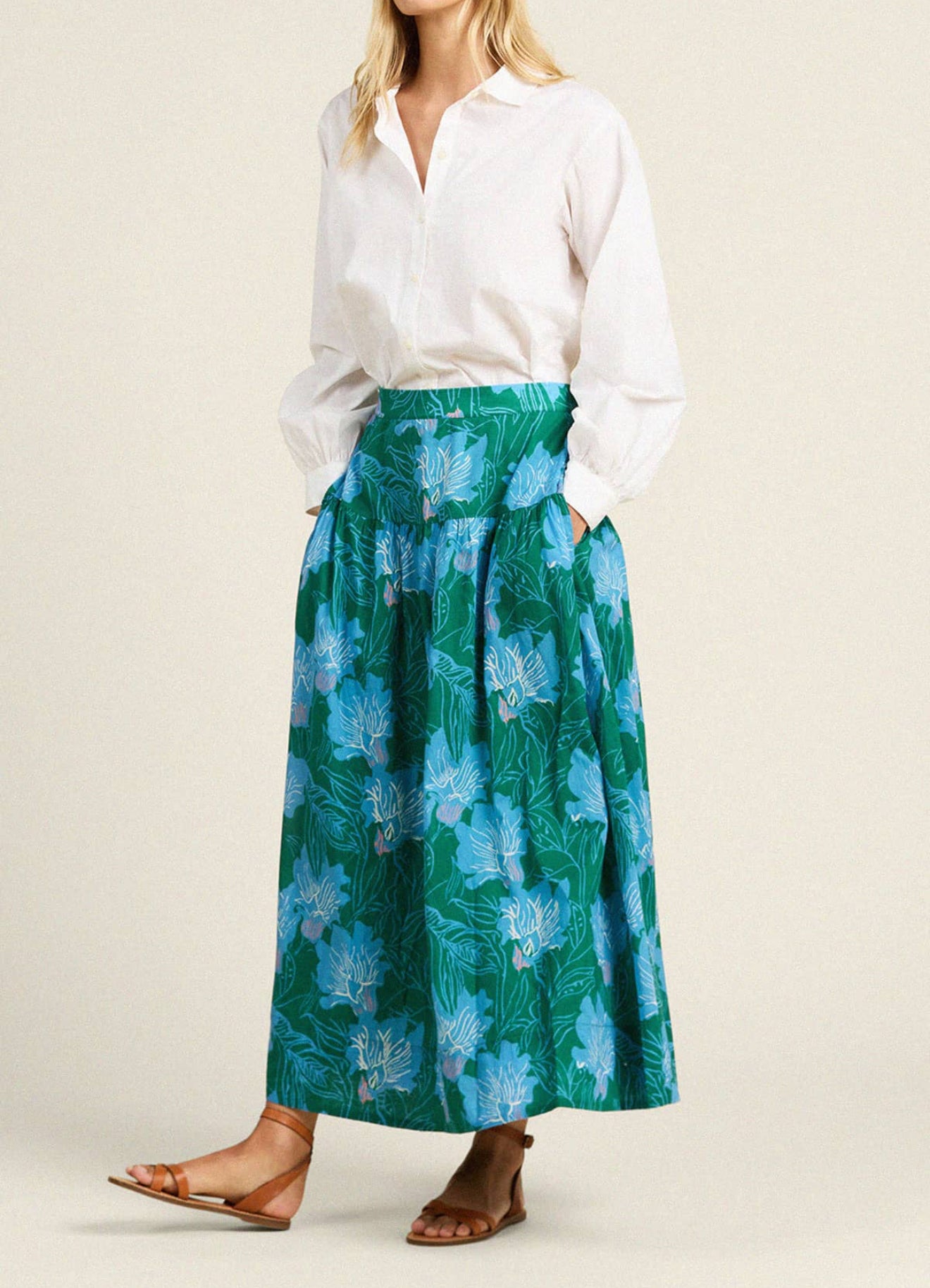 Trovata Lydia Skirt - Blue Orchid