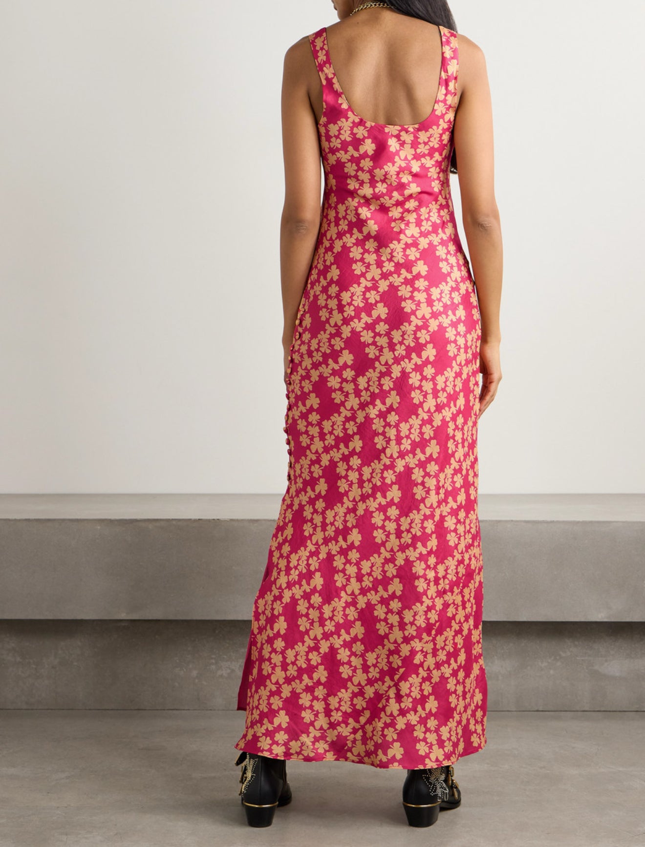 Alix Of Bohemia Adele Clover Dress - Red