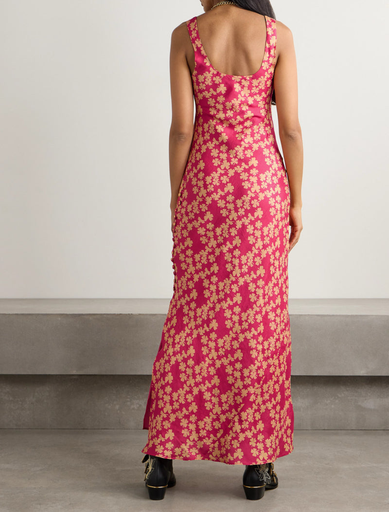 Alix Of Bohemia Adele Clover Dress - Red