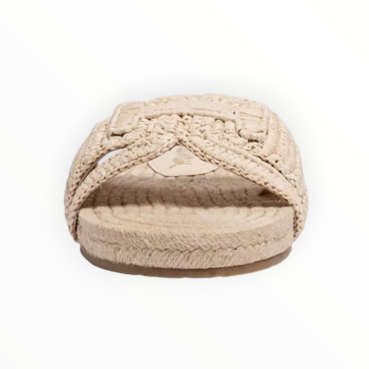 Sam Edelman Miya Slide - Natural Beige Faux Raffia
