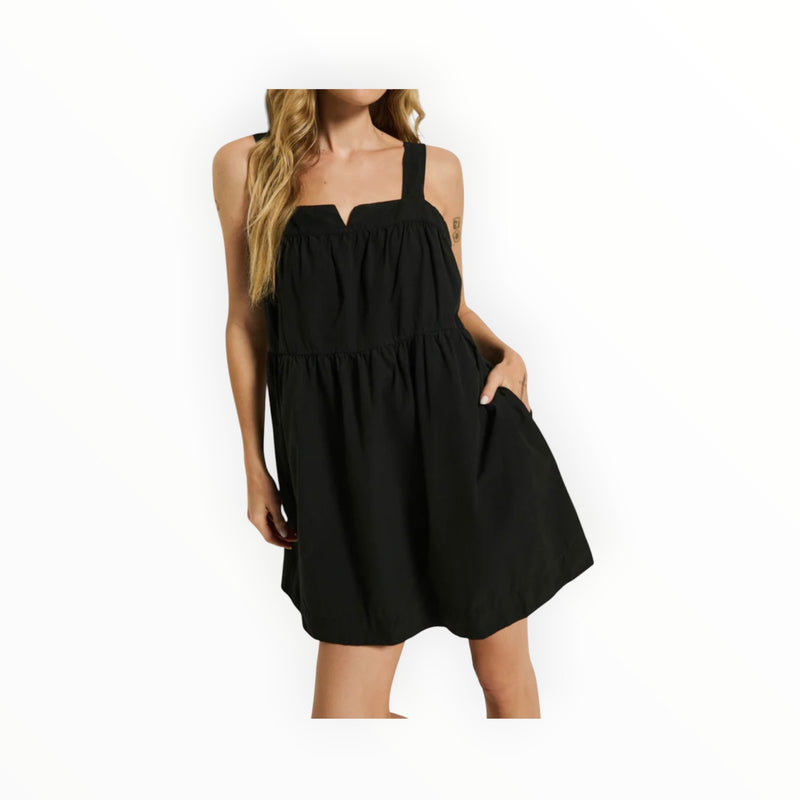 Nation Ltd Claribel Dress - Jet Black