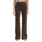 ASKK NY Brighton Wide Leg Cord - Safari Green