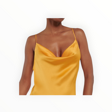 SIMKHAI Finley Satin Gown - Gold