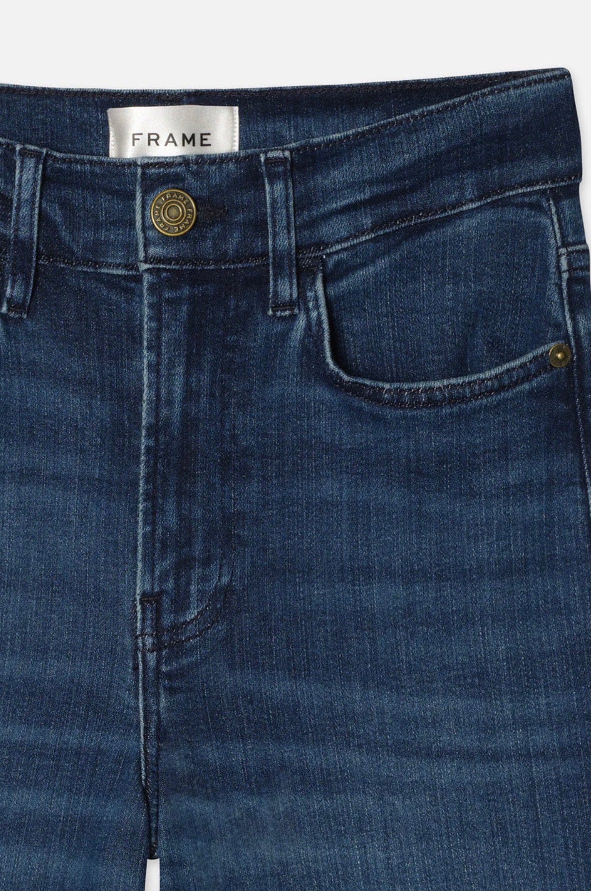 Frame Le Palazzo Crop Raw Fray - Calvin