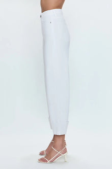 Pistola Lana High Rise Ultra Wide Leg Jean - Vivid White