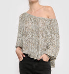 IRO Tannic Blouse - Camel/White