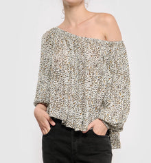 IRO Tannic Blouse - Camel/White