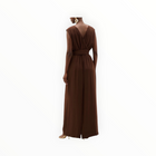 Joseph Ribkoff Wide Leg Pull-On Jumpsuit - Mahogany Brown