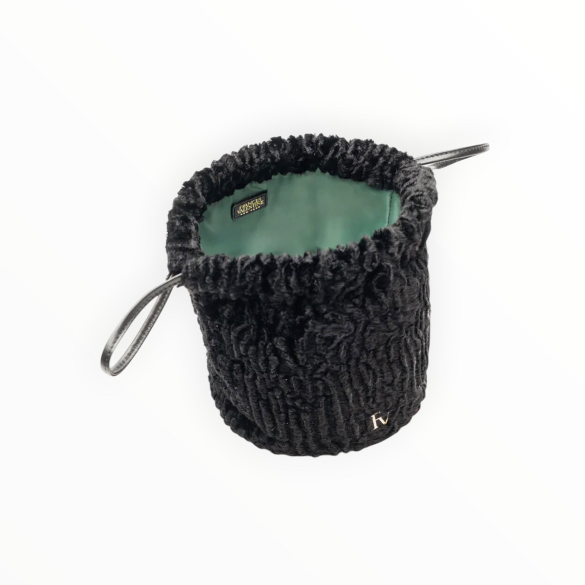 Frances Valentine Pouf Bag - Black