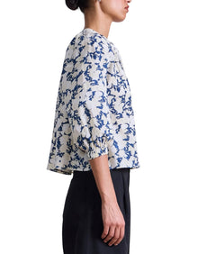 Apiece Apart Messina Top -  Alina Floral Cream