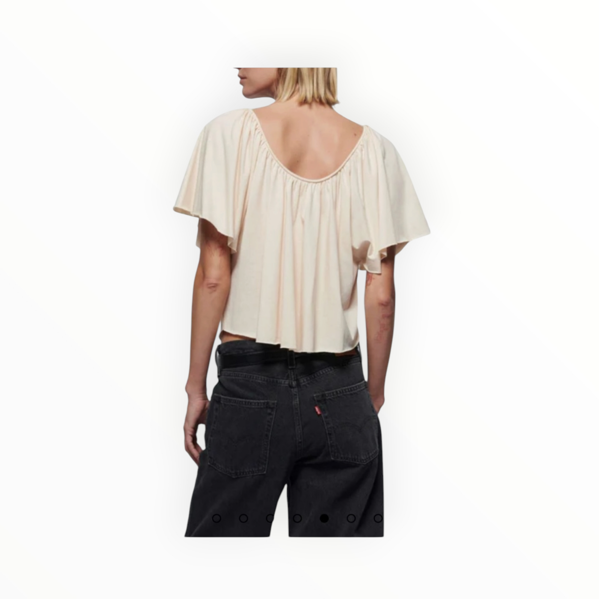 Nation Ltd Anna Sunburst Tee - Tapioca