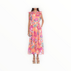 Banjanan Hannah Dress - Ikat Floral Spice