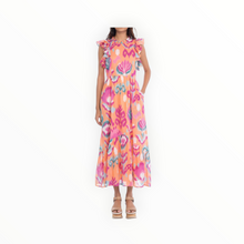 Banjanan Hannah Dress - Ikat Floral Spice