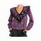 Allison New York Belinda Blouse - Plum Kaleidoscope