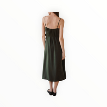 Bella Dahl Ruffle Cami Midi Dress - Forest Army