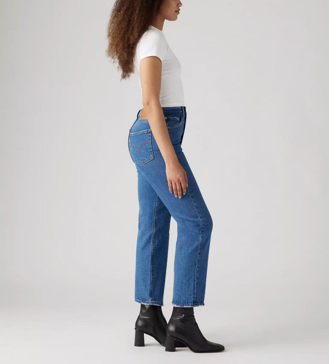 LEVI'S Ribcage Straight Ankle - Jazz Pop - Medium Wash