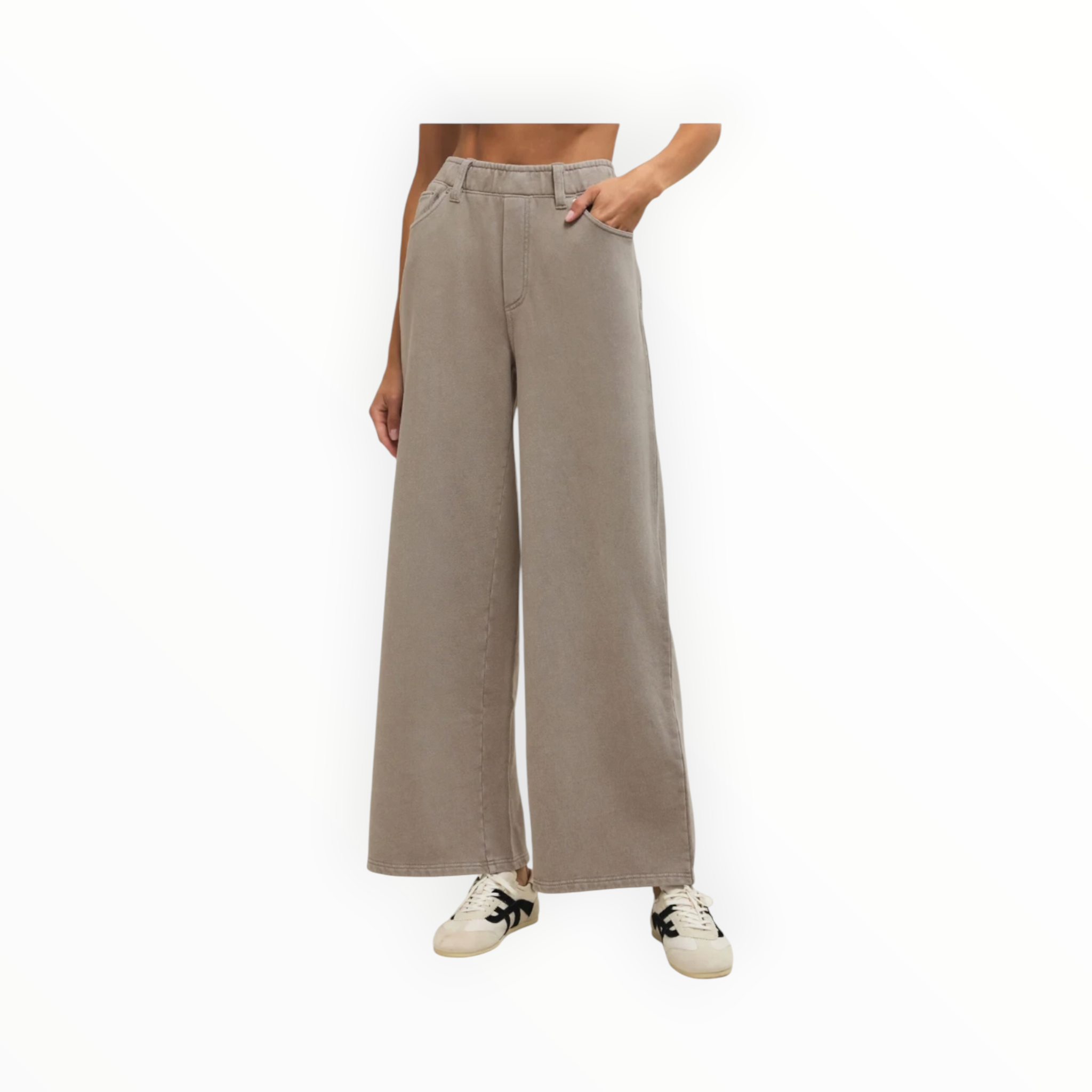 Z Supply Entourage Knit Pant - Oyster