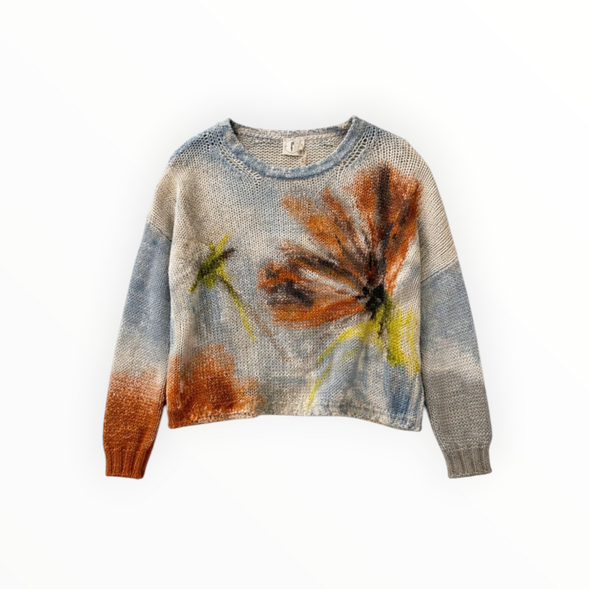 f cashmere Silk Sweater - Brown