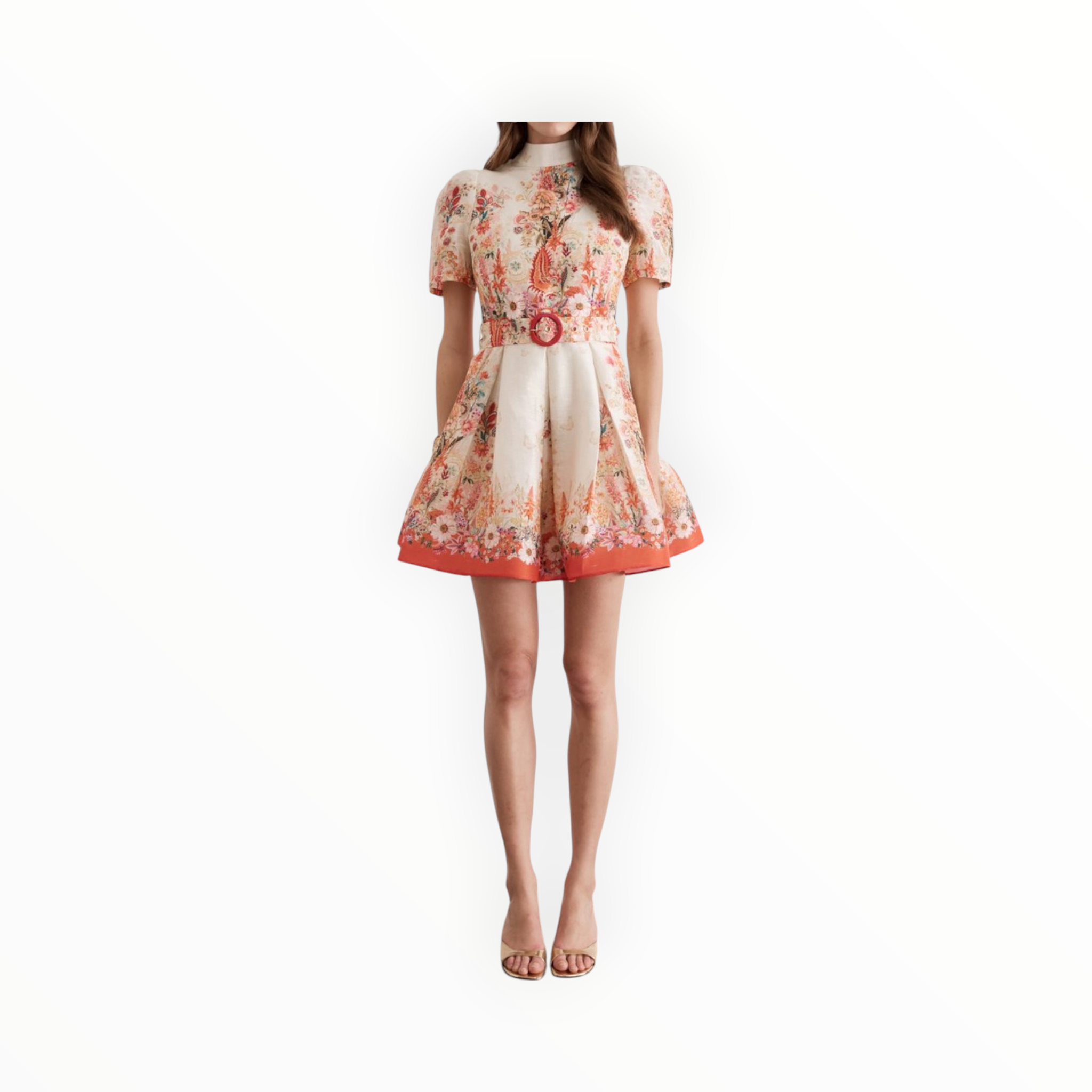 AQUA BLÚ Pippa Mini Dress - Bouquet