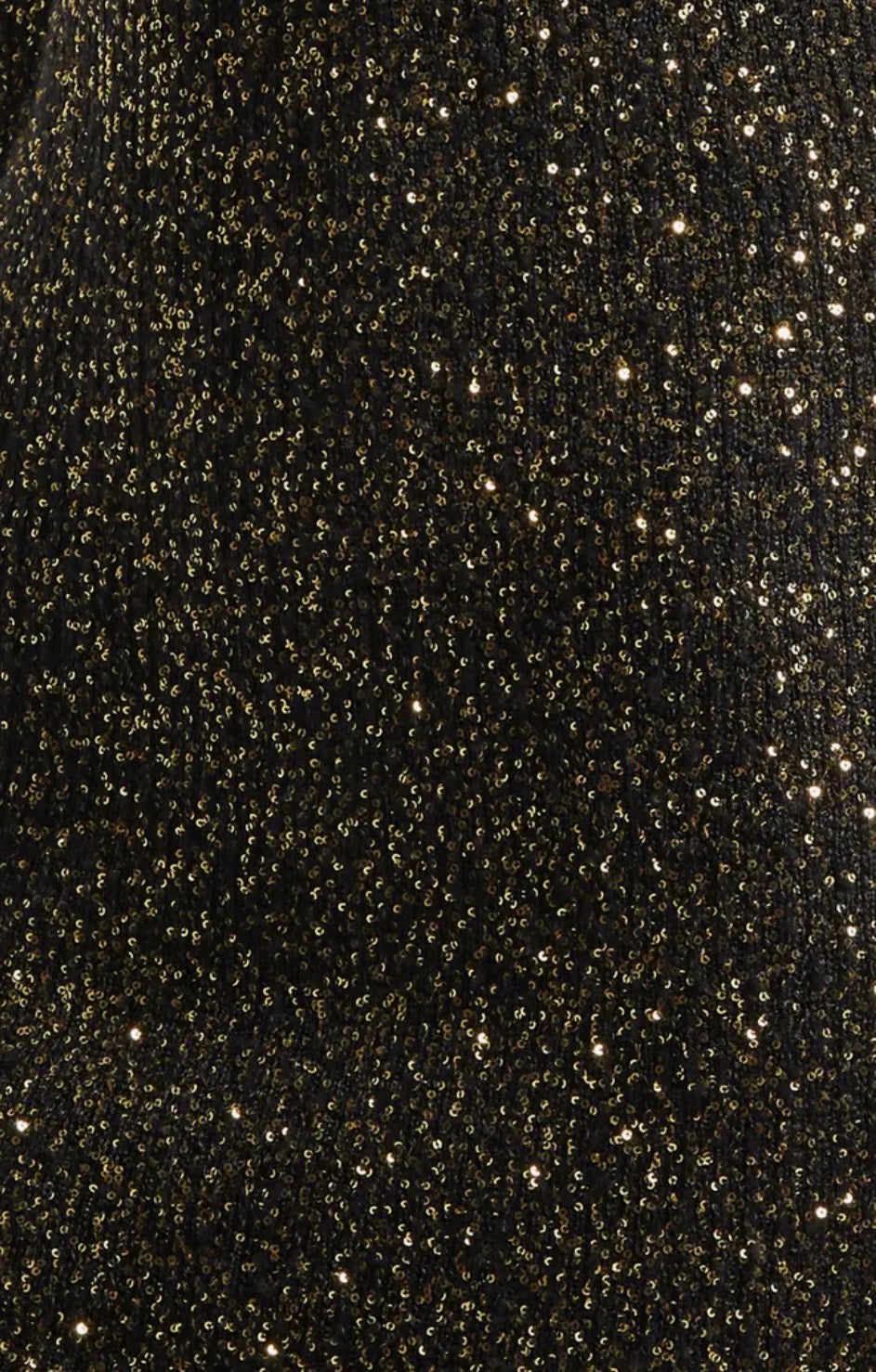 L'Agence Cherry Sequin Mini Dress - Black/Gold