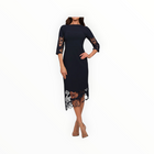 Kay Unger Vanna Midi Dress - Night Sky