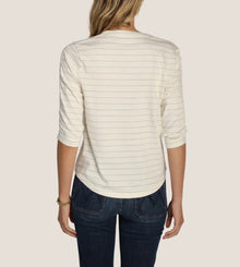 dylan Julia Gold Stripe Knit