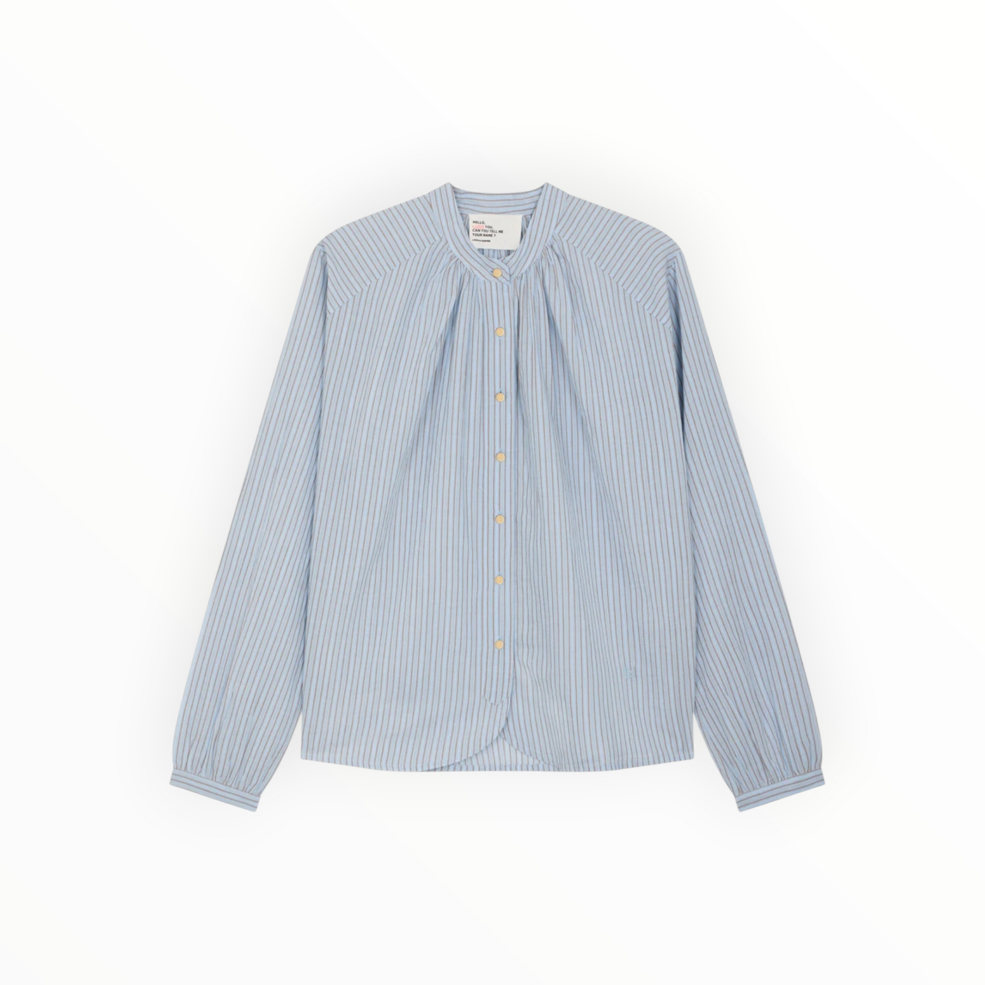 Leone & Harper Cirus Stripe Blouse - Blue