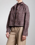 Pharaoh Esme Shirt in Herringbone - Burgundy