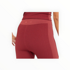 The Upside Ribbed Seamless Midi Pant - Sangria