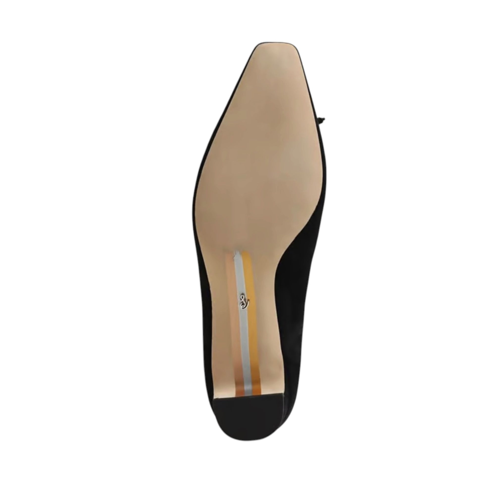 Sam Edelman Rinda Pointed Toe Ballet Heel - Black Suede