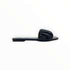 Yosi Samra Naomi Ruched Sandal - Black