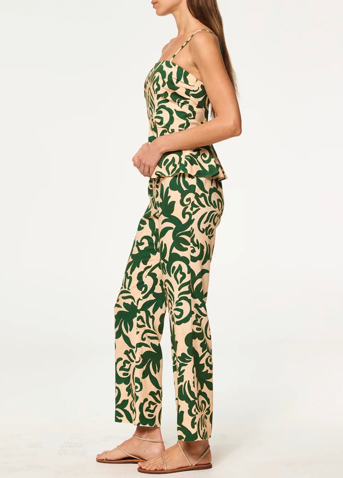 MISA Noreen Pant - Tonal Cactus