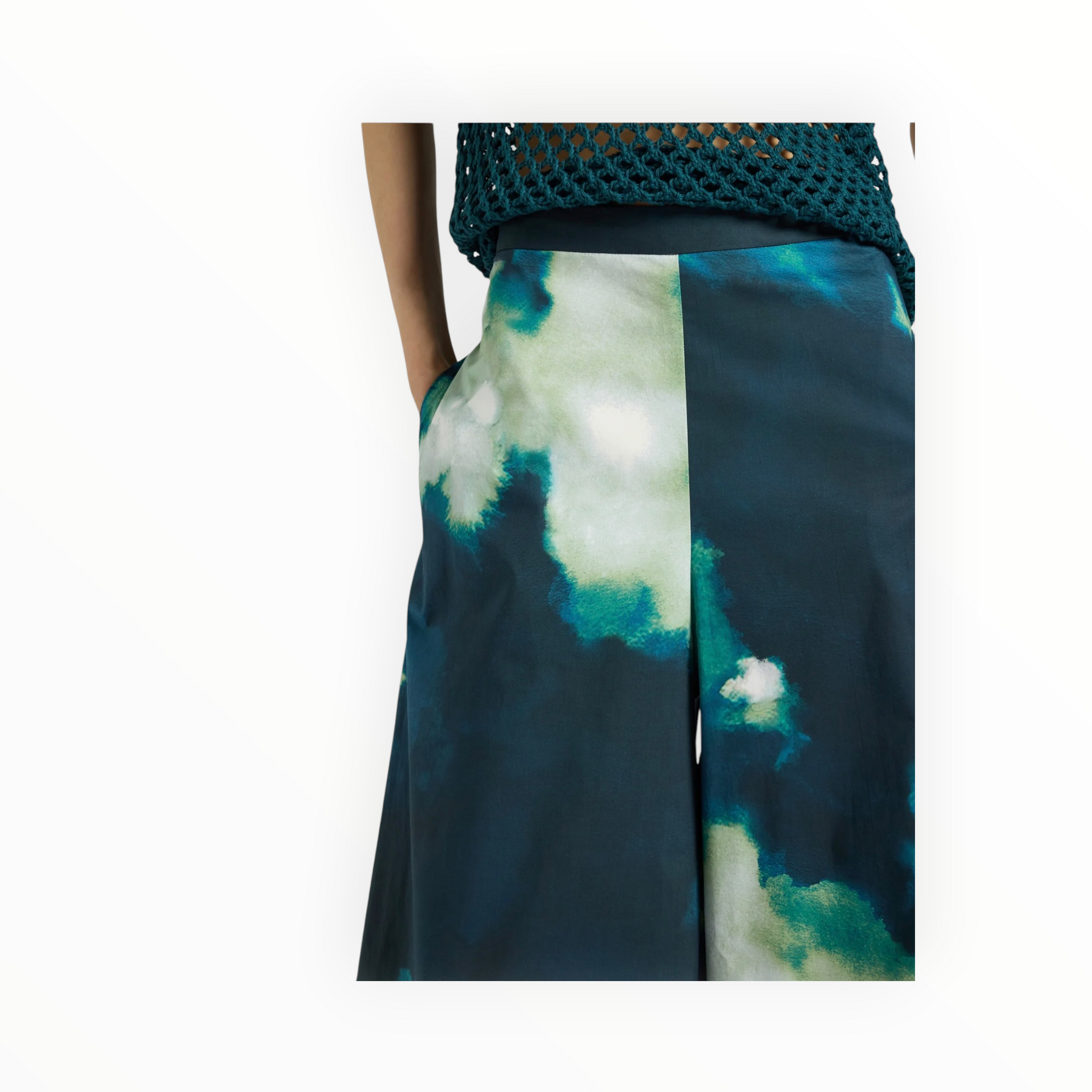 Liviana Conti Ilaria Trousers - Macro Flower Night