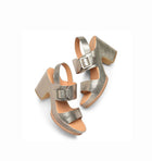 KORK-EASE San Carlos Platform Slingback - Soft Gold Metallic