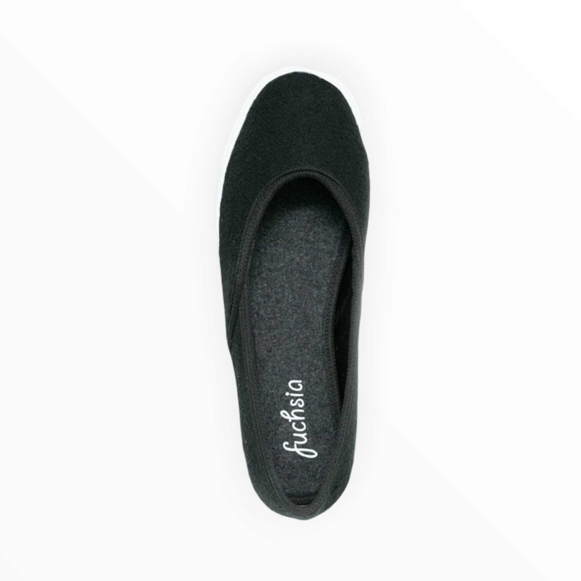 FUCHSIA Crossover Flats - Black