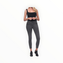 Etienne Marcel Skinny Moto Ankle Jeans W/Zipper Accent Pockets