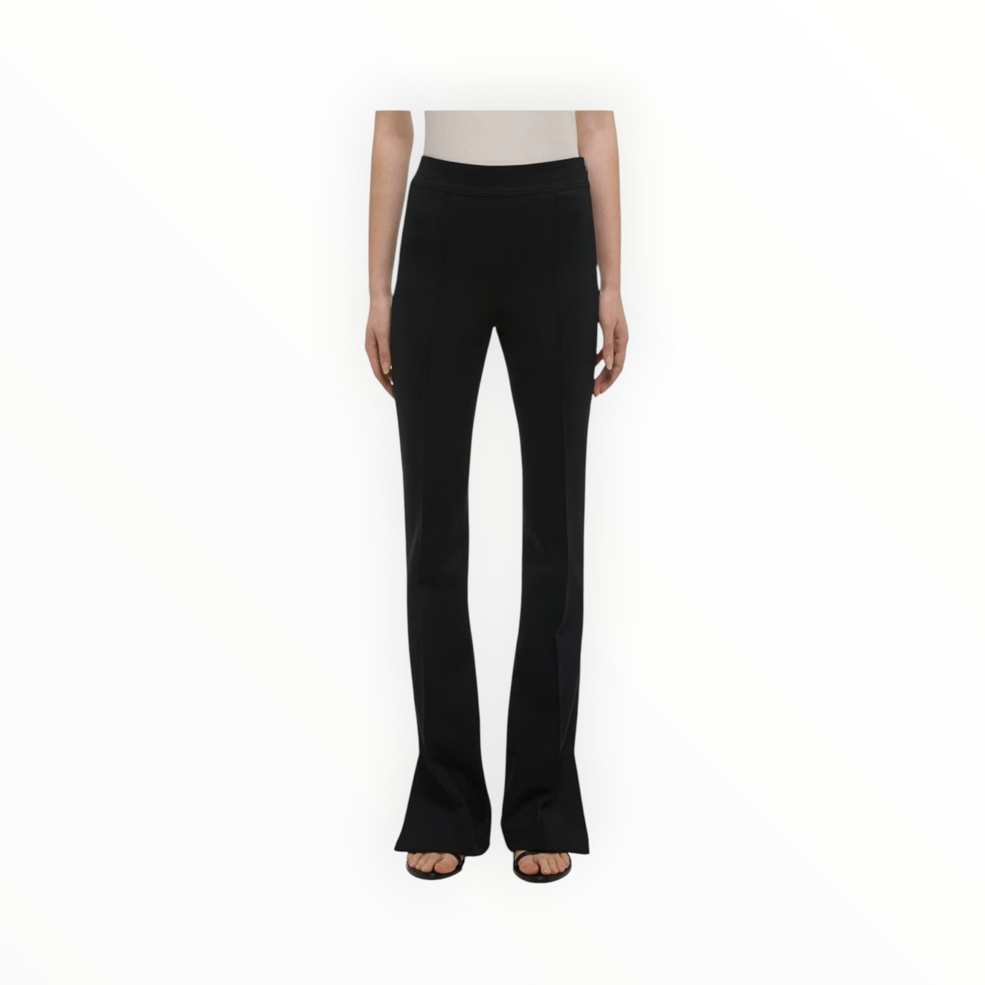 Helmut Lang Ponte Bootcut Pants - Black