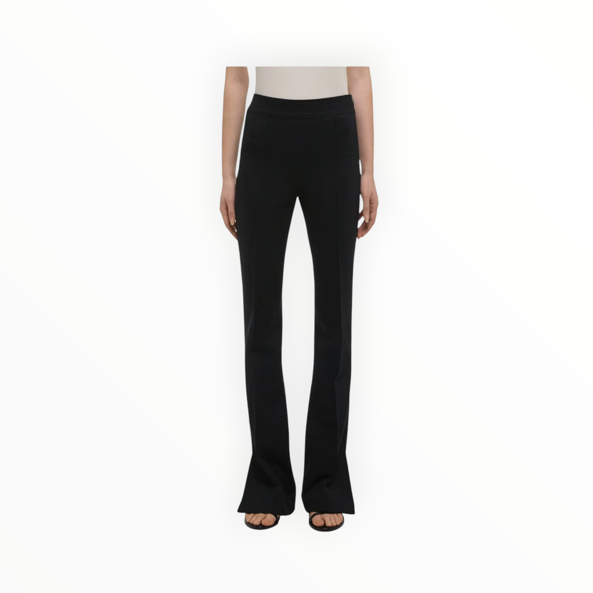 Helmut Lang Ponte Bootcut Pants - Black