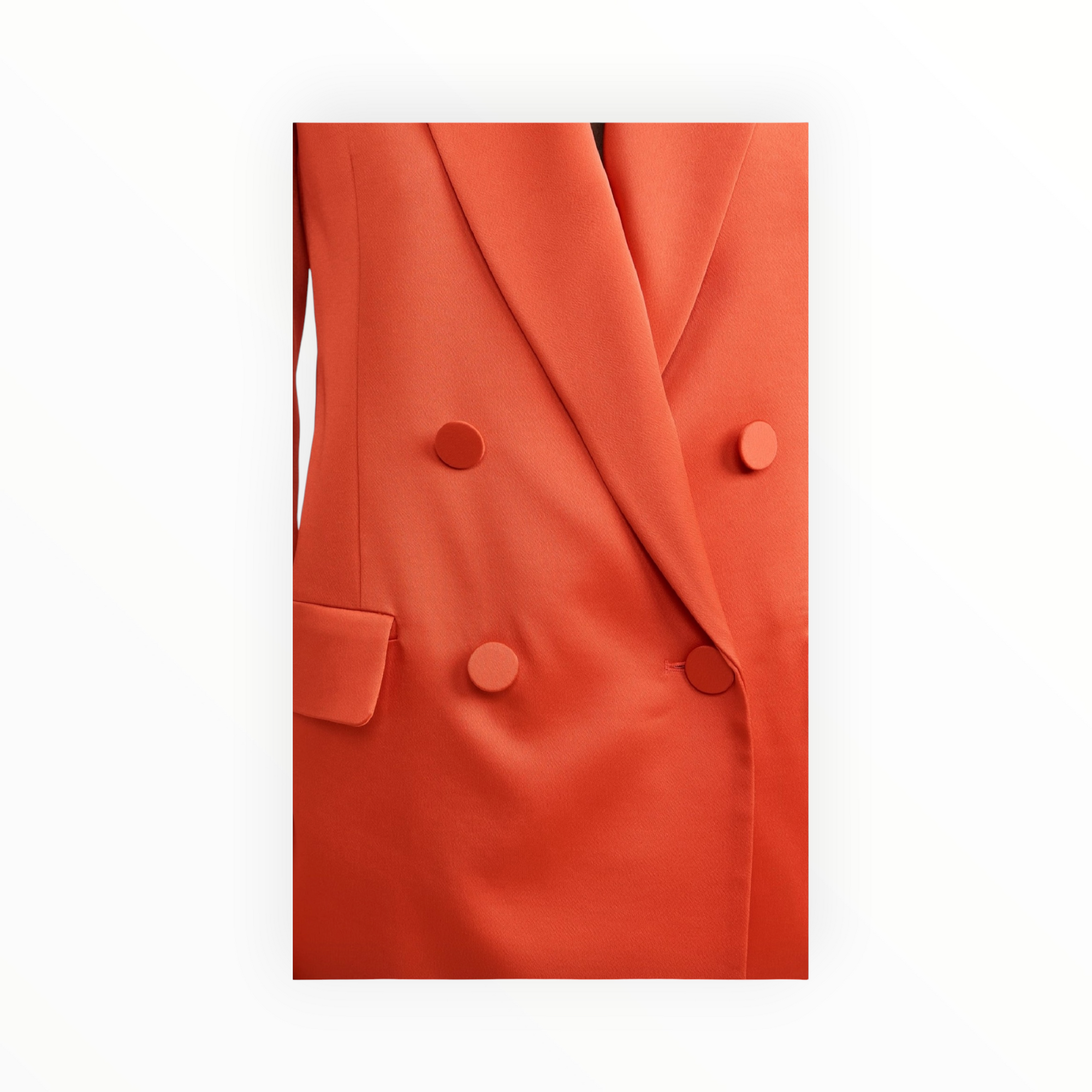 Jonathan Simkhai Flame Norah Blazer - Flame